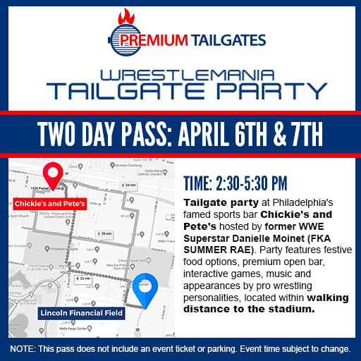 Chickie's & Pete's - South Philadelphia Tailgate 2day Seating Chart